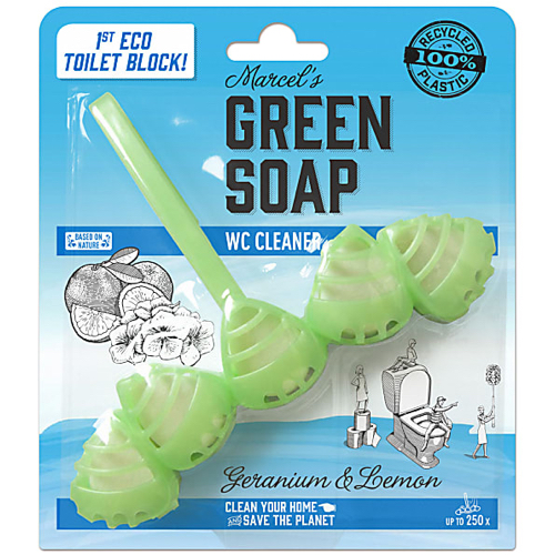 M.Green soap Disc nettoyant WC geranium & lemon 55g